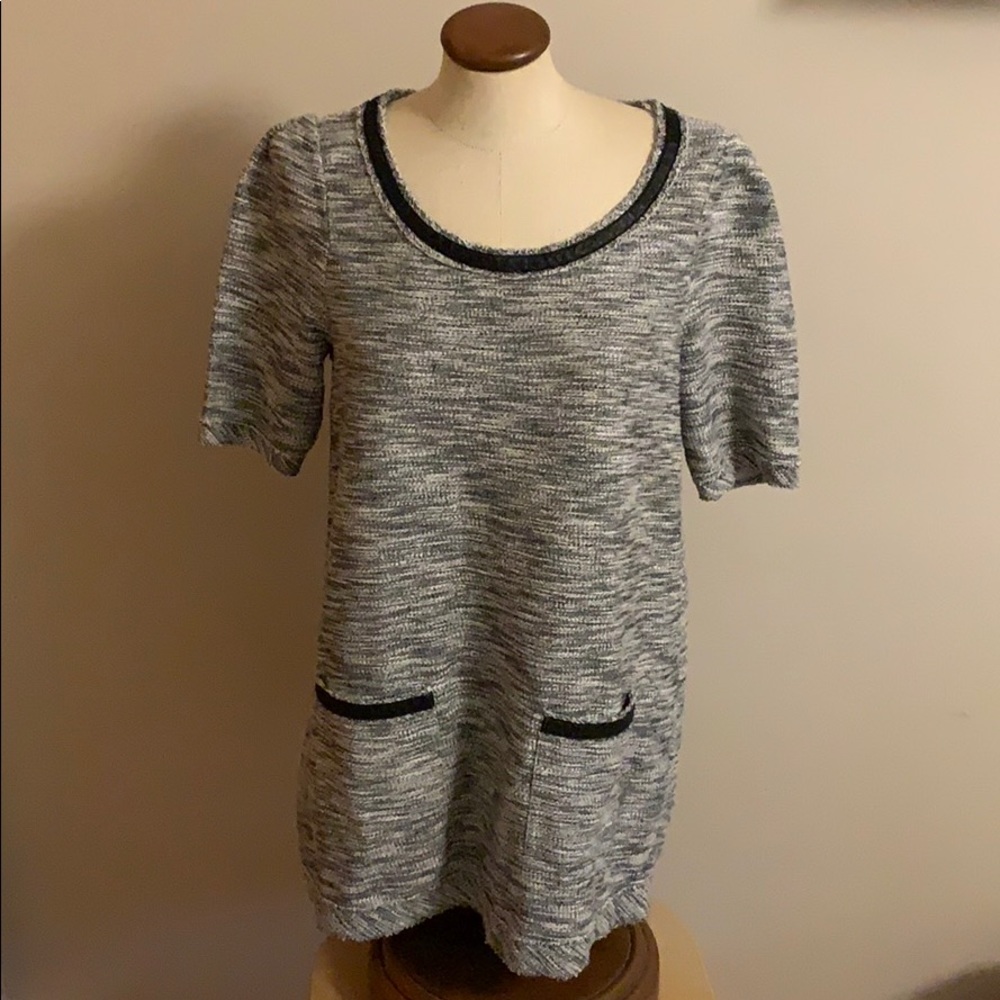 Anthropologie Postmark tweed tunic